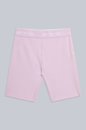 Roadtrip Kids Recycled Cycling Shorts Lilac