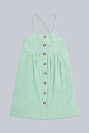 Harper Bio-Baumwoll Kinder-Kleid Mintgrün