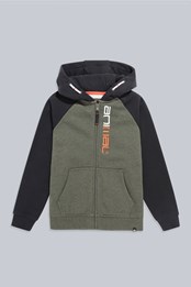Thomas Bio-Baumwoll Kinder-Kapuzenpulli KHAKI