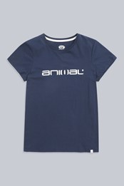 Animal - T-shirt Coton Biologique Logo Femme Marina