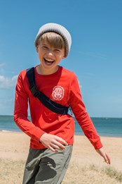 Jordan T-shirt en coton biologique pour garçon Rouge