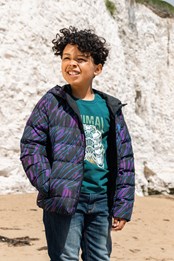 Buddy Kids Puffer Jacket Purple