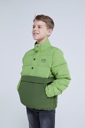 Animal Westbay dziecięca kurtka z materiałów pochodzących z recyklingu Zielony