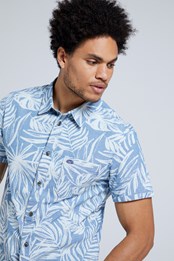 Jamie Mens Organic Shirt Blue