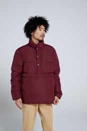 Westbay Mens Recycled Puffer Burgundy