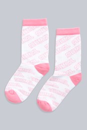 Animal Ryley Kids Logo Socks Pink