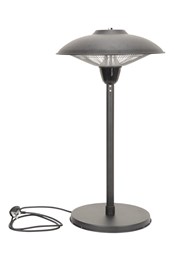 Grzejnik tarasowy z lampą stołową