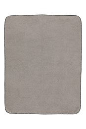 Fleece Lined Blanket Grey