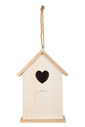 Casa con corazón para pájaros