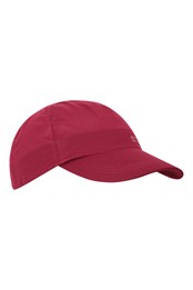 Wodoodporna dziecięca czapka z daszkiem Czerwień burgundzka