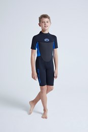 Waves Kids Shorty Wetsuit Blue