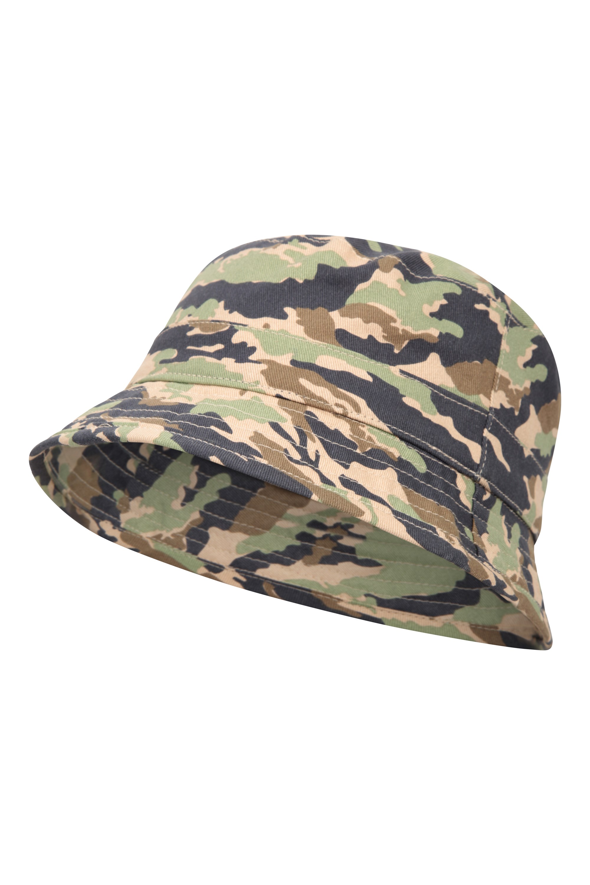 Mountain Warehouse Kids Camo Bucket Hat - Green | Size M