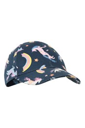 Glare Kids Printed Baseball Cap Navy