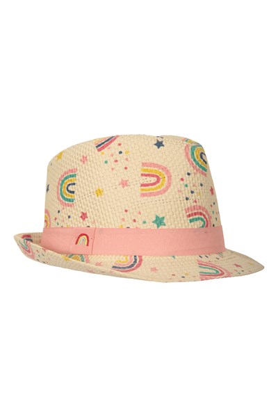 Play Kids Paper Trilby Hat - Green