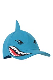 Rekin dziecięca czapka z daszkiem Niebieski