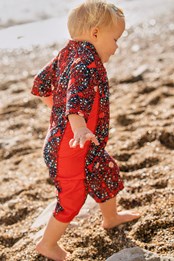 Steve Backshall Paddle Baby Rash Swimsuit Red