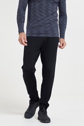 Pantalon de jogging en laine mérinos pour homme Noir