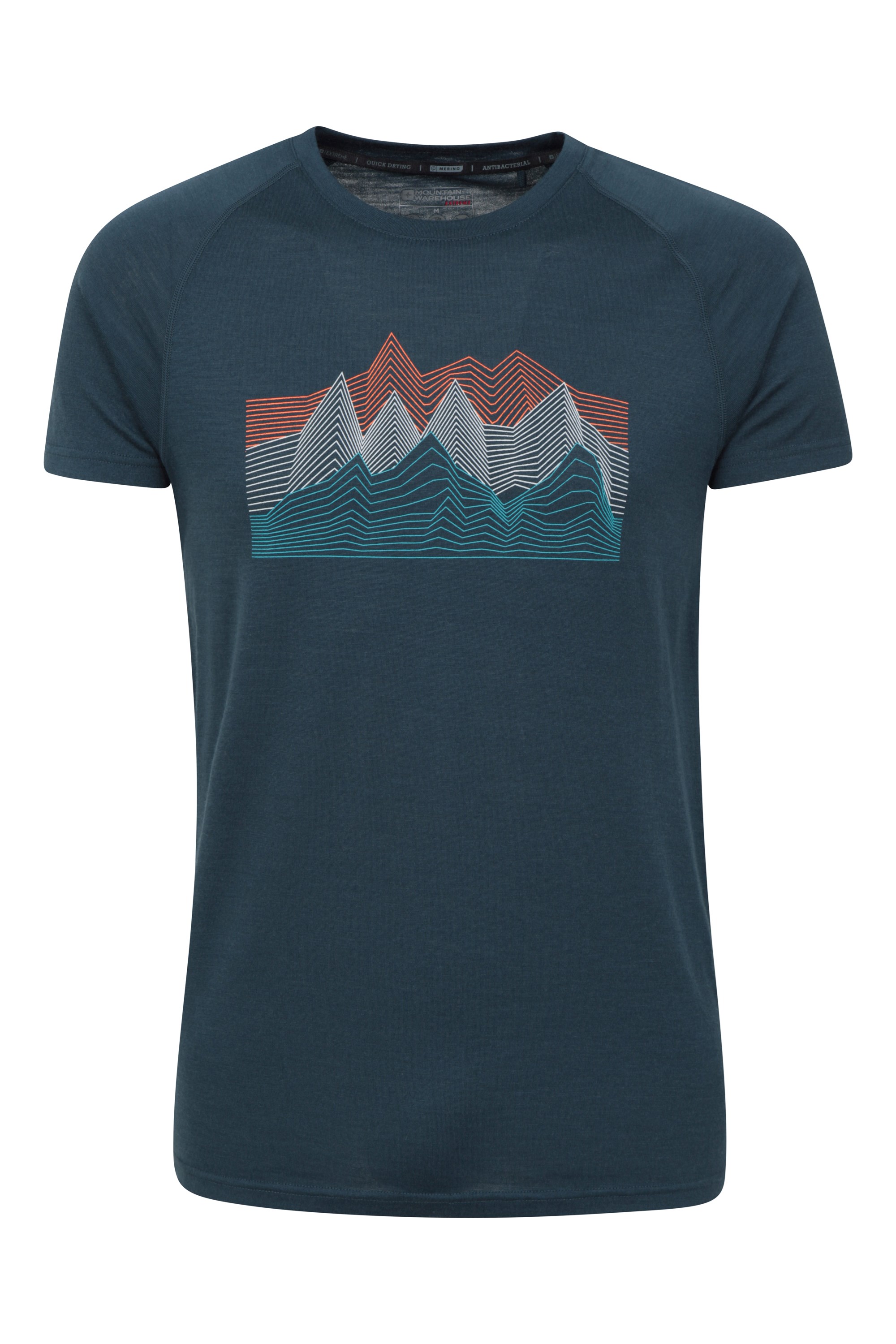 Quest Mens Merino T-Shirt - Dark Grey