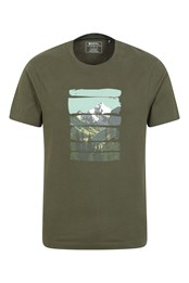 Picture Mountain Mens Organic T-Shirt