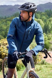 Rapid chaqueta de ciclismo impermeable para hombre Azul Teal Oscuro