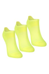 Active Womens Trainer Socks 3-Pack Lime