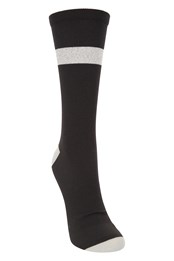 Iso-Viz Reflective Womens Running Socks Black