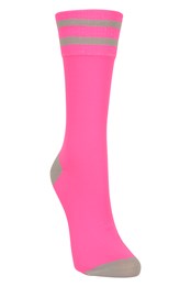 Wandle Womens Cycling Socks Bright Pink