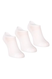 Active Mens Trainer Socks 3-Pack White
