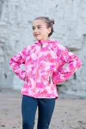 Animal Puddles Kids Recycled Jacket Pink