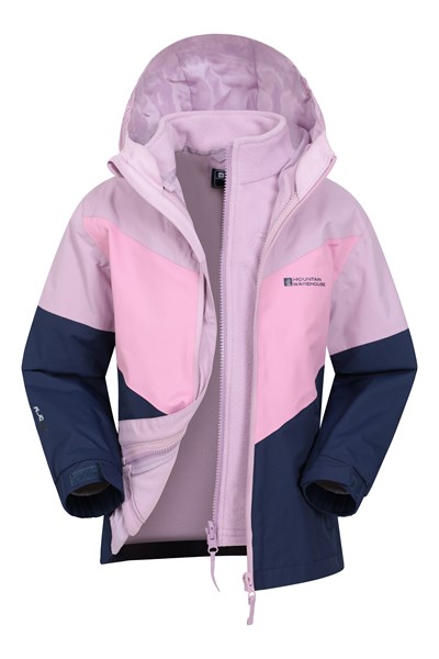 Lightning II Kids 3 in 1 Waterproof Jacket - Blue