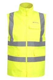 Workwear Waterproof Hi-Vis Gilet Yellow
