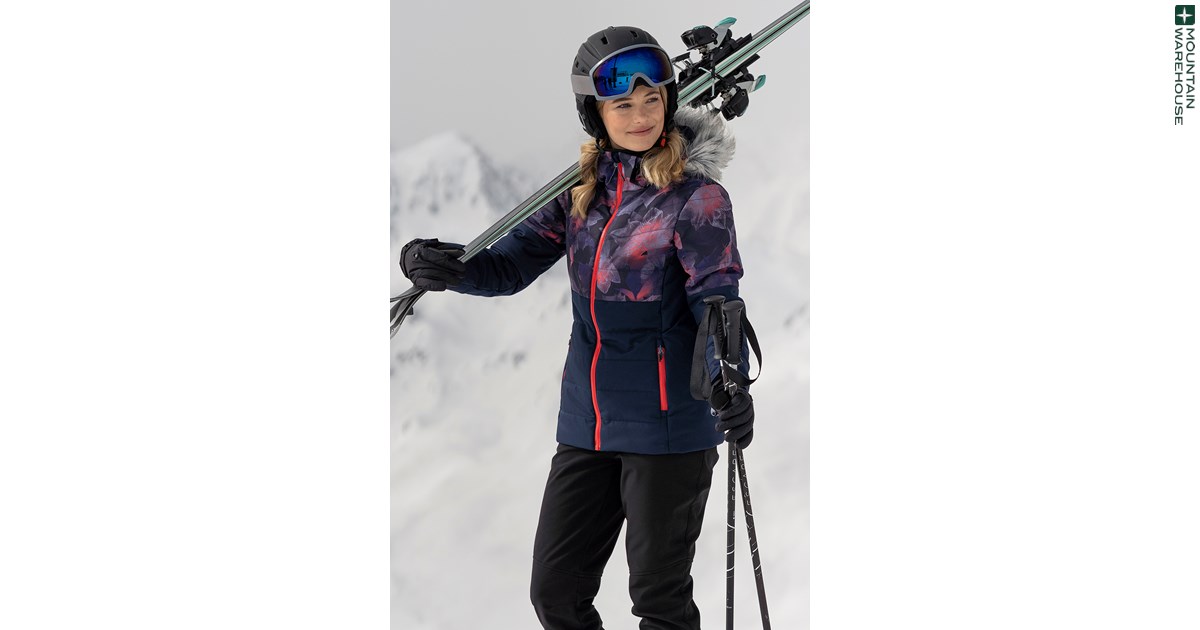 Mountain Warehouse Avalanche Womens High-Waisted Ski Pants - Slim