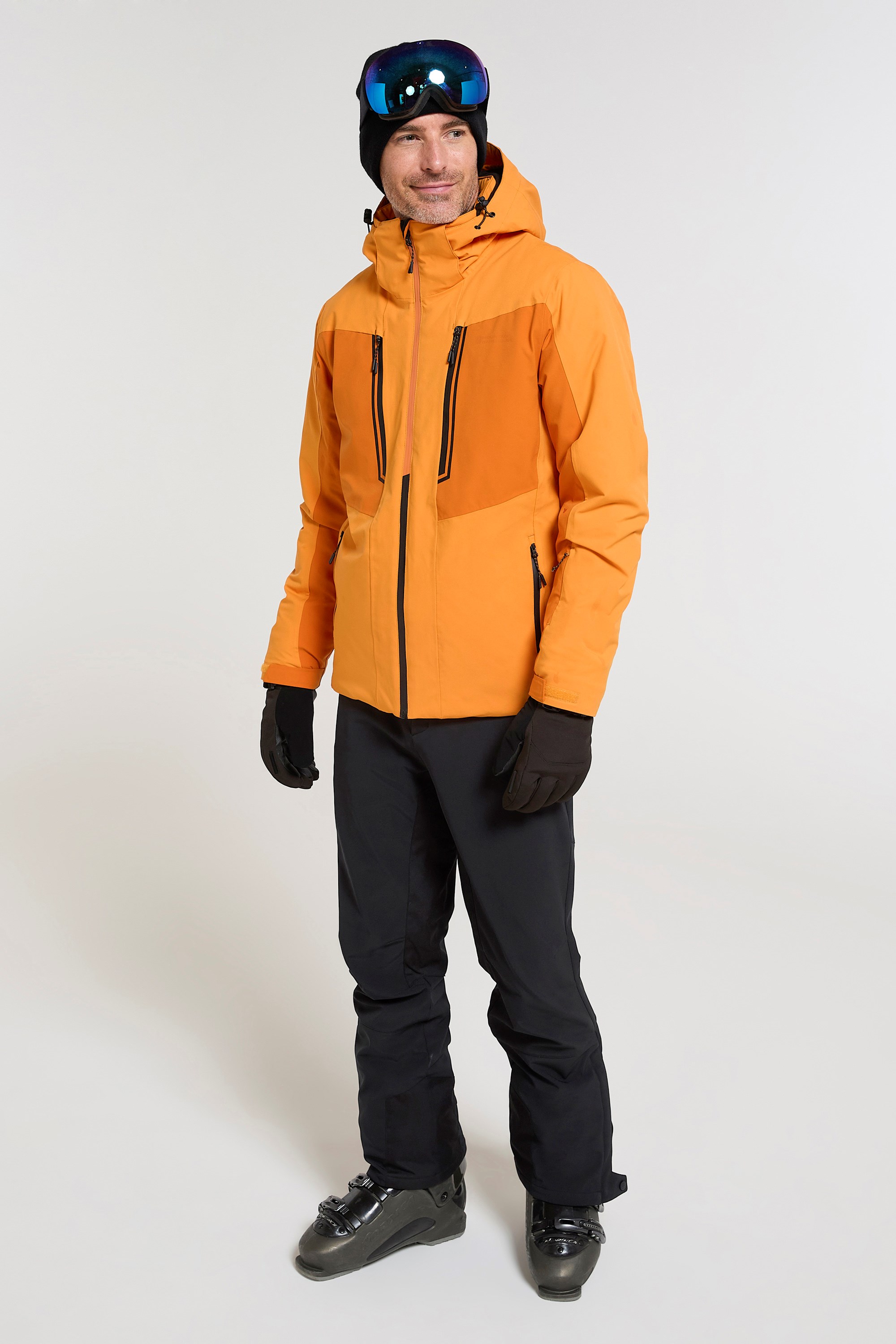 メンズウェア WHITE STAG orange zip-up jacket Men's white ski jacket - Draggo | Sun Valley