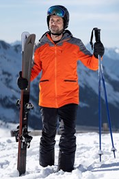 Orion męska kurtka narciarska Pomarańczowy