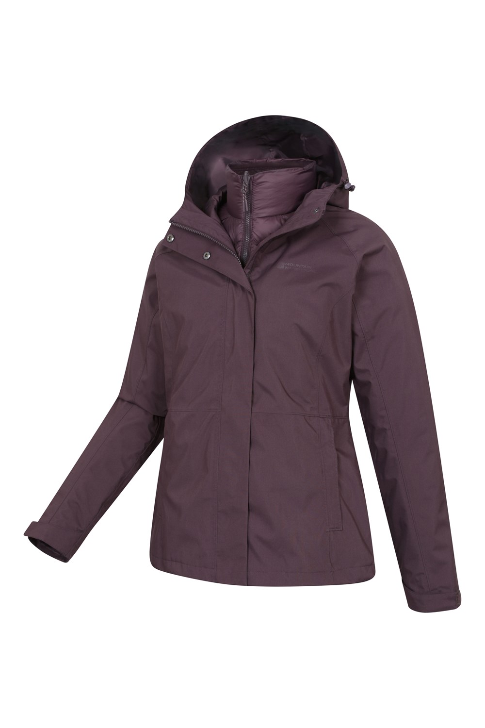 Mountain Warehouse Alaskan Damen 3 in 1 Kurzjacke Damen wasserdicht Mantel - Bild 26 von 41