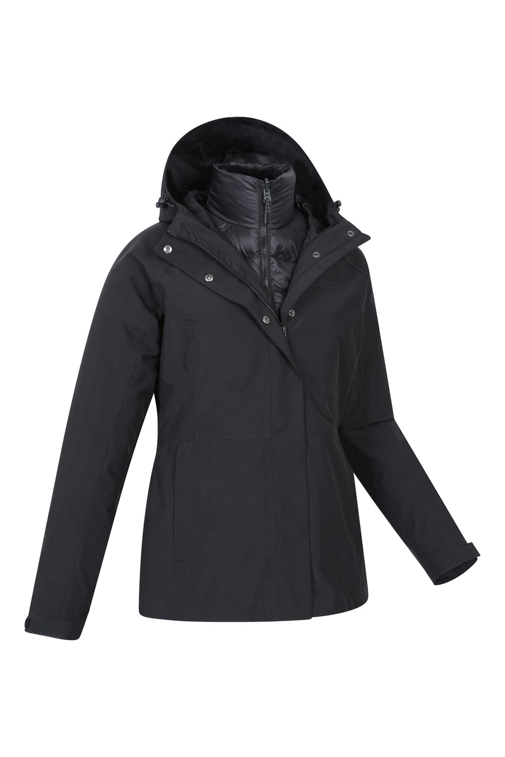 Mountain Warehouse Alaskan Damen 3 in 1 Kurzjacke Damen wasserdicht Mantel - Bild 16 von 41