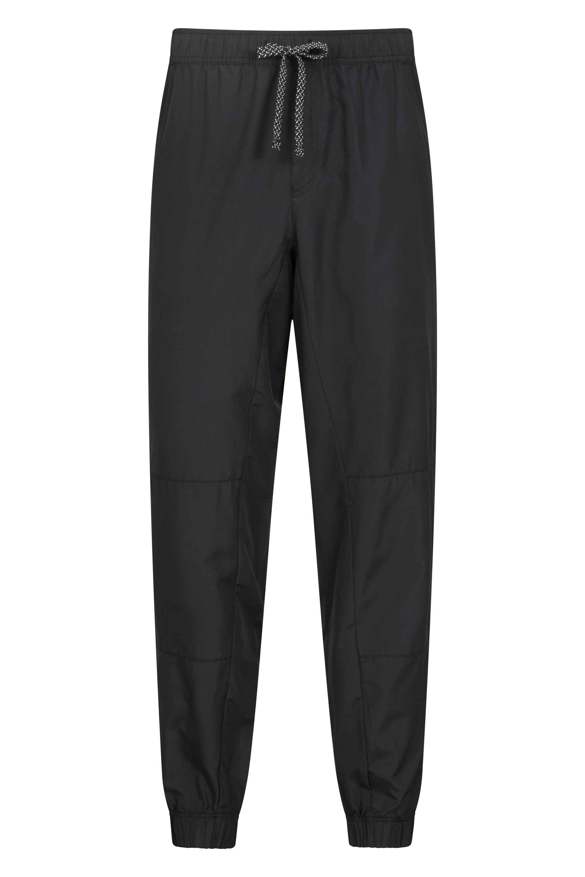 Męskie sportowe spodnie trekkingowe ze sznurkiem - Black