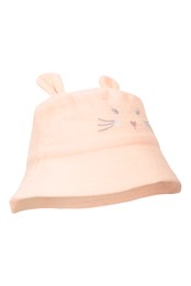 Character czapka z rondem dla niemowląt Pastelowy róż