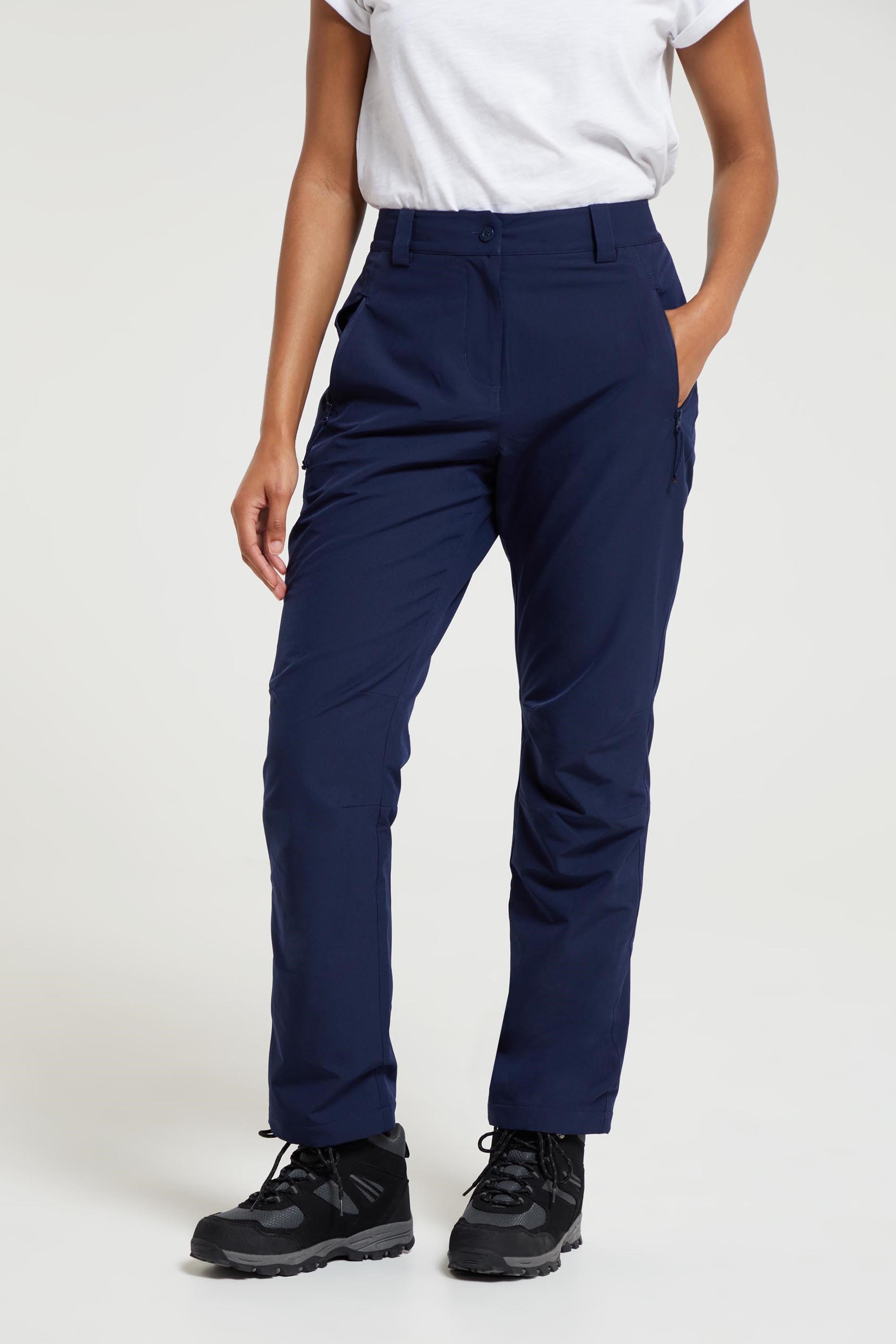 Arctic II Fleece Lined Stretch Womens Trousers - Navy