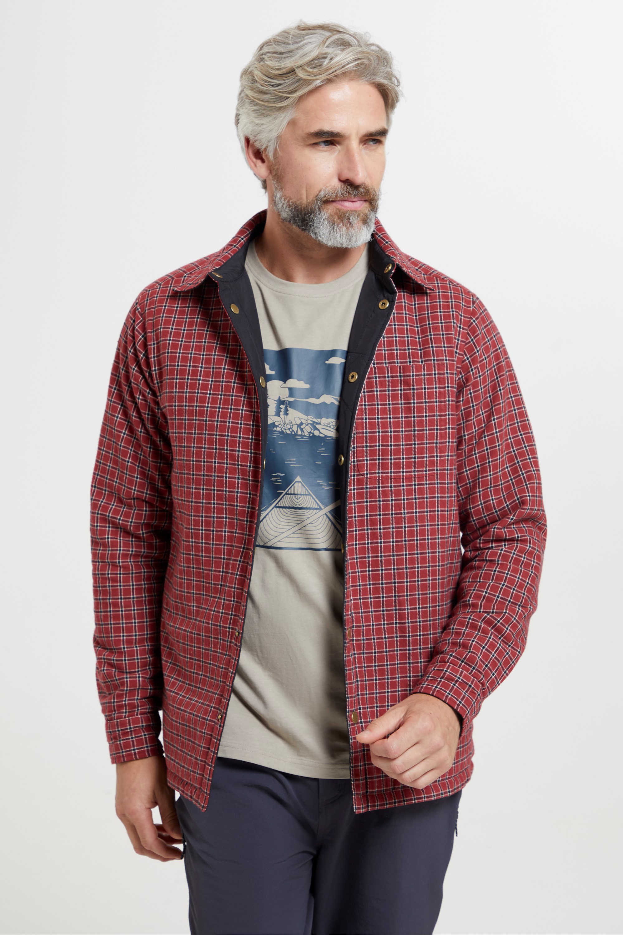 Reversible flannel discount