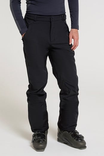 Axis Extreme Mens Softshell Ski Pants Jet Black