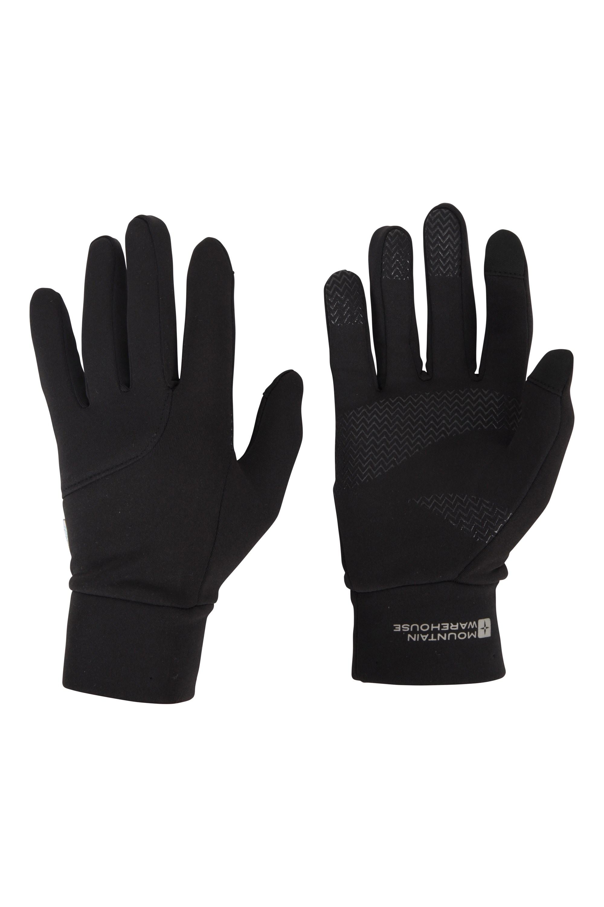 Vertex męskie rękawice poligraficzne z obsługą ekranów dotykowych - Black