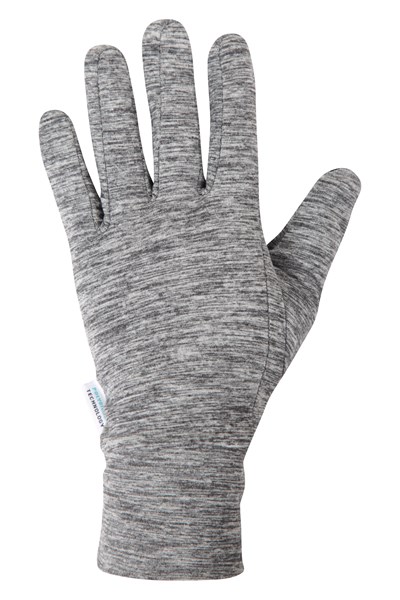 Sprint Womens Touchscreen Running Gloves - Grey