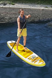 10ft Hydro‑Force Aqua Cruise Tech SUP Paddle Board Set Yellow