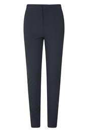 Kesugi Womens Superslim Stretch Trousers - Short Length Black