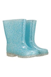 Kids Glitter Rain Boots
