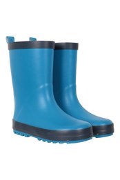Rubber Kids Rain Boots Blue