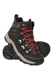 Adventurer Womens Printed Waterproof Boots Black