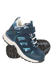 Drift — wodoodporne buty z nadrukiem dla maluchów Niebieski