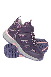 Drift — wodoodporne buty z nadrukiem dla maluchów Purpurowy